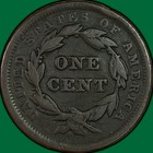 1841 Braided Hair Large Cent Very Fine Vf Coin  Minor Corrosion  41411