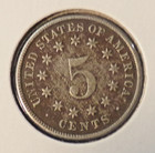 1883 Shield Nickel Vf 