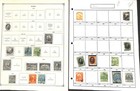Peru Stamp Collection On 30 Scott International Pages  1886-1960  bd 