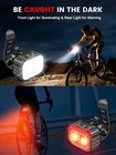 Bike Lights  Rechargeable Bicycle Lights Set Ipx6 Waterproof 58 Hrs