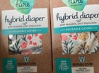 Lot Of 2- Pampers Pure Hybrid Reusable Cloth Diaper Cover  One Size Fits Most