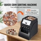 Uimoso Automatic Coin Sorter And Wrapper With 4 Coin Tubes  230 Coins min