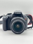 Canon Eos Rebel T6 1300d Dslr Camera W  18-55mm Lens Black
