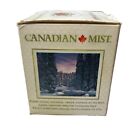 Canadian Mist Happy Holidays Rocks Glass 1995 Moose Etched In Glass