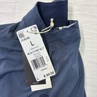 Adidas Ultimate365 Zip Sleeveless Mock Golf Polo Navy Jc9258 Women   s Size Large