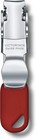 Victorinox Swiss Made Red Nail Clipper With Lanyard Hole - Stainless Steel