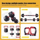 4-in-1 Adjustable Dumbbell Set 22lb     Multi-function Home Gym Weight Equipment