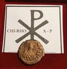 Justin I  Ad 518-527  Pentanummium  Constantinople      Chi-rho Symbol