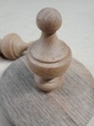 Lot Of 2 Nos Wooden Finials  250