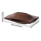 Wood Tissue Box Cover Desktop Ornament Decorative Tissue Box Dispenser For