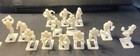 30 Unpainted Electric Football Figures Offense And Defense Nov Set New Poses 