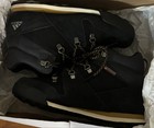 Adidas Boys Snowpitch K Youth Black Hiking Boots Size 4 5