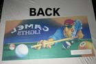 Vintage Joe Camel Lights Billiards Translite Poster 1992  Promo Advertising Usa