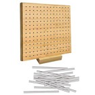 Crochet Blocking Board With Pegs Pegboard For Blocking Crochet For Beginners