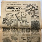 Vintage Newspaper Advertisement Kmart Store White Goods Discount Sale Bedding