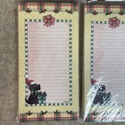 Mary Engelbreit 80 Sheet Magnetic List Pad Christmas Scottie Dog 2006 Lot Of 3