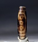 Rare Pre-1800 Indo tibetan Old Agate 7 Eye Dzi Bead  15 52mm