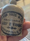 Mini Jug Jones Bros Louisville Ky Stenciled  