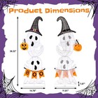 36  Lighted Halloween Ghost Decorations With 35 Led