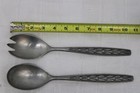 Vintage Th Marthinsen Norway Pewter Salad Servers Spoon Spork Free Shipping 