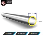 1  Round Metal Tube - Mild Steel - 14 Gauge - Erw - 11  Inch Long