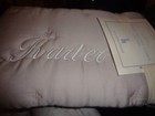 Pottery Barn Kids Amelia Tencel Quilted Sham Standard Dusty Rose Mono Karter New