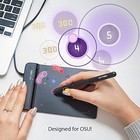  graphics Drawing Tablet Board Laptop Pc Windows Mac With Pen Portable Wireless