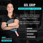 Hesacore Pickleball Gel Grip - 5 25 Inches Long - Soft Feel - Light Blue