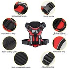 Service Dog Harness  Reflective Dog Vest Harness With 5 Pcs Patches  Adjustab   