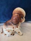 Vintage Spaniel Puppy Figurine Big Eyes Mcm Japan Ceramic