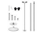 Wevalor Chrome Adjustable Heights Vertical Dancer s Pole