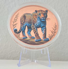 Lotus Mint 5 Oz  999 Fine Copper Round Leopard Design Colorized