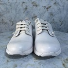 Nurse Mates Women s Sz 9 Wide Shoes White Leather Comfort Slip Resistant Sneaker