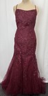 Prom Dress Mermaid Spaghetti Straps Backless Formal Evening Gown Sz 14