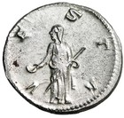 Salonina  wife Of Gallienus  Ar Antoninianus  vesta  Good Very Fine