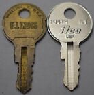 Seeburg F264 Cabinet Key For Models 220 222 Q aq100 160 Y ay100 160 Ds100 160 