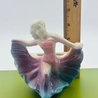 Hull Art Pottery Vintage Dancer Planter Pastel Pink Blue Purple 4 5  Usa