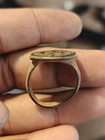 Ancient Islamic Ring Genuine Ornamented Collectible Dark Patina