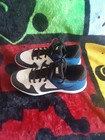 Nike Football Plastic Cleats - Boys Size 5y  Blue White Black - New   No Box  