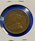 1936 Canada 1 Cent Coin - George V - Small Canadian Bronze One Penny - Xf 40