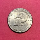 1-1976d Type Ii Eisenhower Bicentennial Dollar  1776-1976  Vg-ex Circulated Cond
