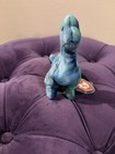     rare Ty Beanie Bronty The Brontosaurus-3rd Gen 1 Gen-gorgeous Green-blue Color