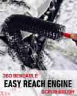 10pcs Engine Bay Cleaning Kit  Professional Under Hood Detailing Tools With Long