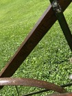 Antique Salvage Plow Cultivator  Wood   Metal  Brown black