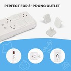 32 Pack Outlet Covers Baby Proofing  Socket Covers With Hidden Pull Handle  C   
