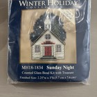 Mill Hill Sunday Night Counted Glass Bead Kit Mh18-1834 Stars Country Church