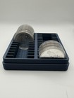 Storage Box Container 1oz Silver Coin Or Rounds In Standard Capsules - 26 Slot