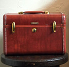 Vintage Shwayder Bros Inc  Samsonite Luggage Vanity Train Case With Mirror Read