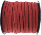 5mm Faux Suede Leather Cord String For Jewerly Making One Spools 40 Yards Maroon