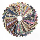 Vintage Florals  Pre Cut Charm Pack 5  Squares Fabric Quilt Scrap Cotton 96 Pcs 